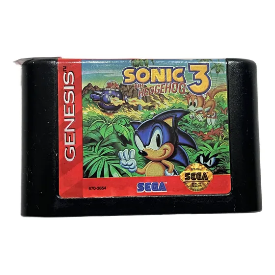 Id 31 Sonic 3 Original Sega Mega Drive Genesis Fita