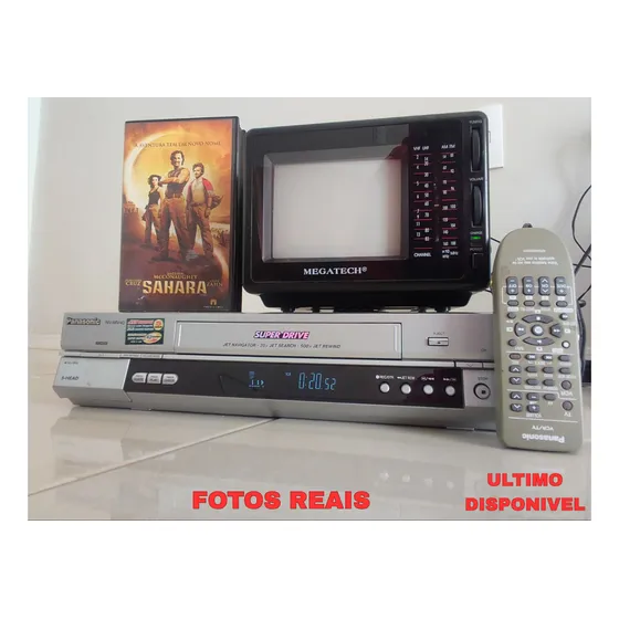 Vhs Panassonic Nv-mv40lb S - 110,220v  5cabeças Super Driver