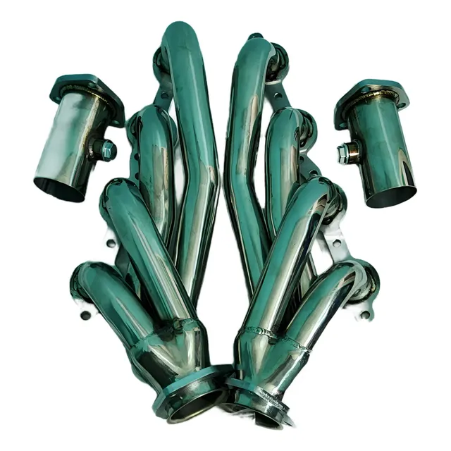 Header Acero Inoxidable Corto Motor Ls Silverado 5.3 6.0