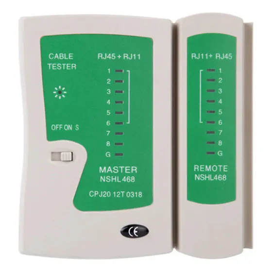 Tester Probador Para Cables De Red Lan Utp Rj45 Y Rj11