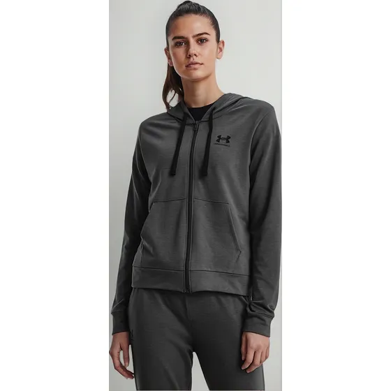 Chaqueta  Gris Mujer Rival Terry Fz Hoodi 1369853-010-y81