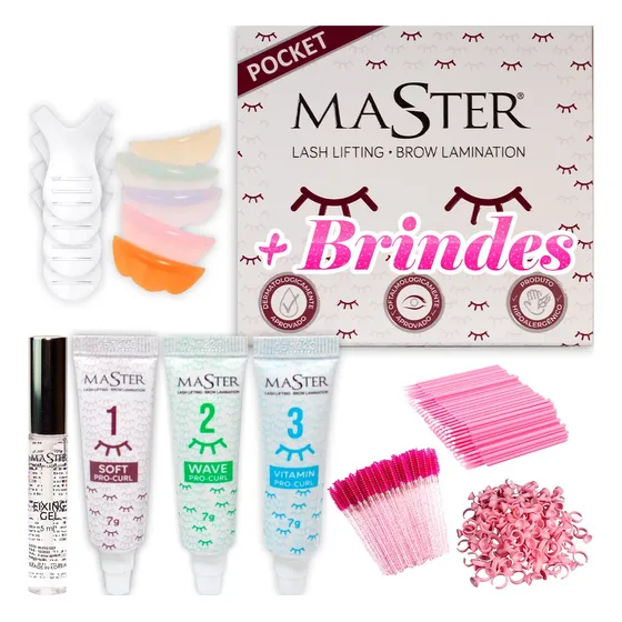 Kit Permanente Master Lash Lifting De Cílios Anvisa Original