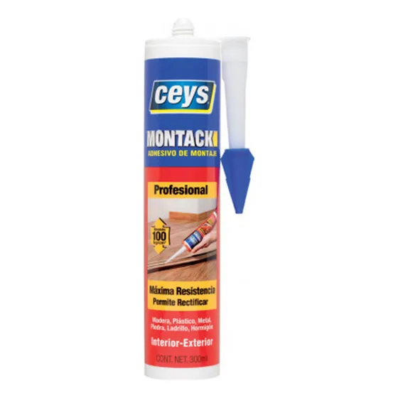 Adhesivo Montaje 300ml Prof Montack Ceys