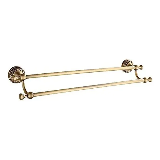Toallero Baño Barra Doble Para Toalla Cobre Cocina