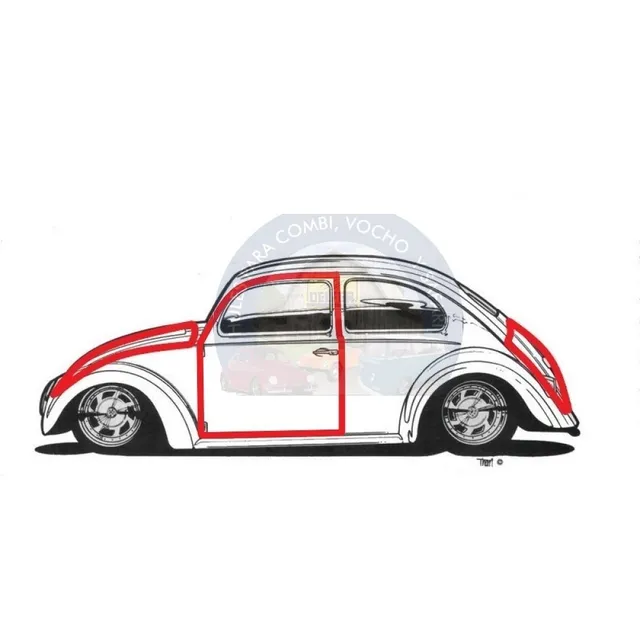 Puertas, Cofre Y Tapa De Motor Vw Vocho - Delfer