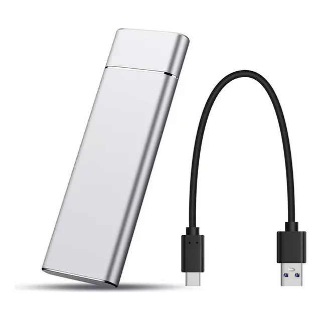 32tb Mini Disco Duro Externo De Portátil Ssd Plata