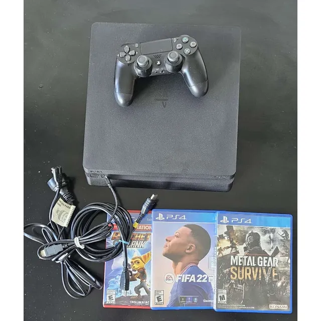 Ps4 Slim De 1tb +1 Control+3 Juegos Fisicos+4juegos Dig