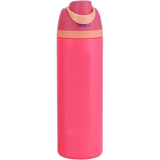 - Botella De Agua Aislada De Acero Inoxidable Con Pajita - Botella De Agua Aislada De Acero Inoxidable Con Pajita