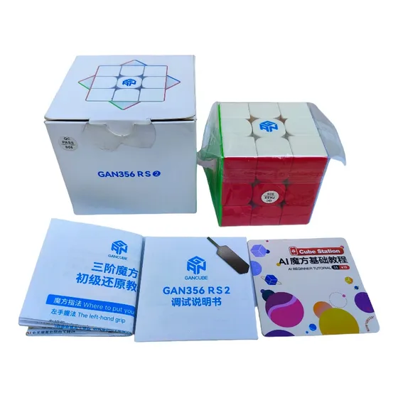 Cubo De Rubik 3x3 Sin Stickers Modelo Gan356 Rs 2