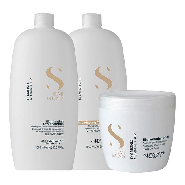 Kit Alfaparf Sdl Diamond - Sh 1000ml+cond 1000ml+másc 500ml Kit Alfaparf Sdl Diamond - Sh 1000ml+cond 1000ml+másc 500ml