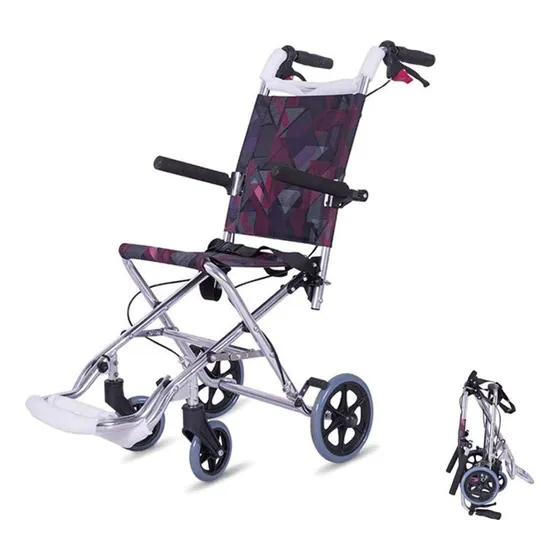 Fhrx Silla Rueda Autopropulsada Plegable Viaje Avion Ligero