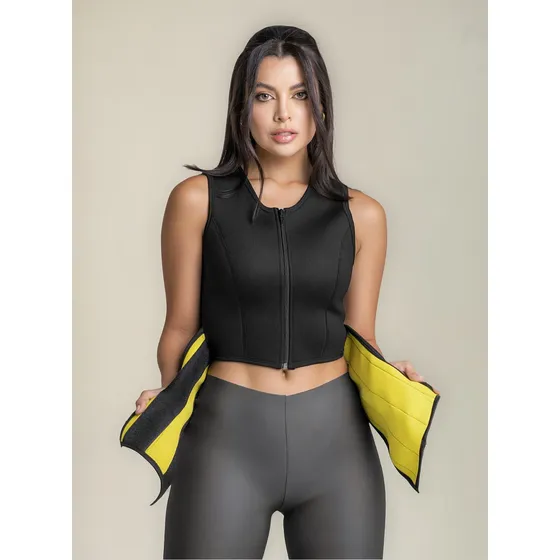 Chaleco Mujer Negro Fi 1685
