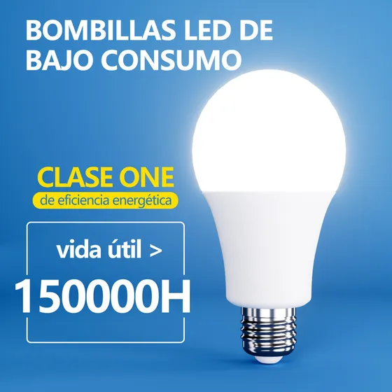 10w Led Ahorrador 6 Piezas Focos E26 850lm Luz Blanco Frío 6 Massaldivar