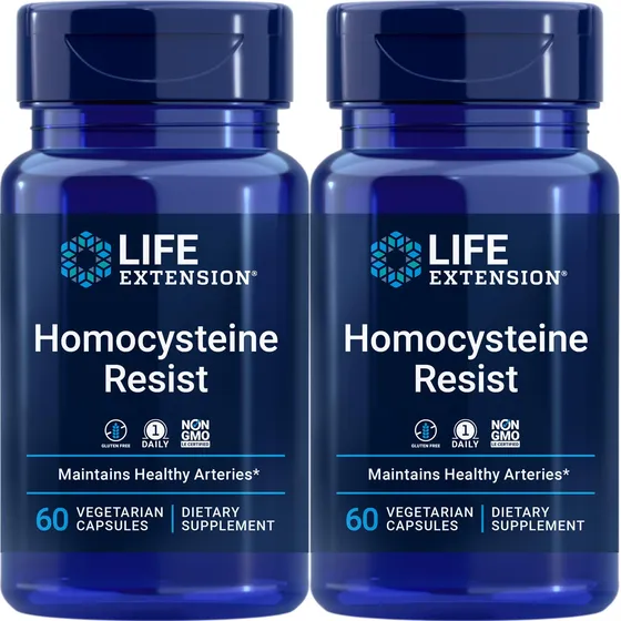 Suplemento Life Extension Homocysteine Resist 60 Cápsulas X