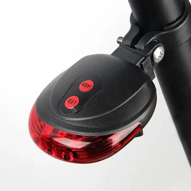Linterna Luz Led Laser Bicicleta Inalámbrica Trasera 7 Modos