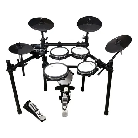 Bateria Eletronica Stage Drums Live 9 Peças Profissional Preto