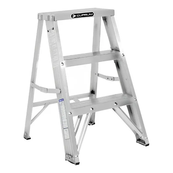 Escalera De Aluminio - Cuprum 429-02n - 61 Cm