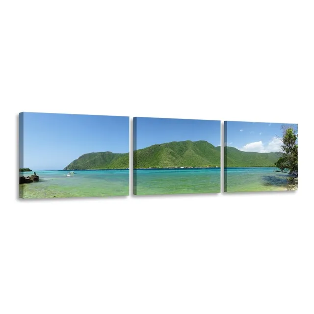 Cuadro Playa La Cienaga Ocumare Costa Multipanel Foto Canvas