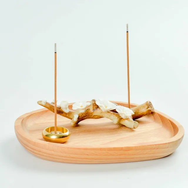Soporte Incienso Para Palo Bonito Quemador Ceramica Haya