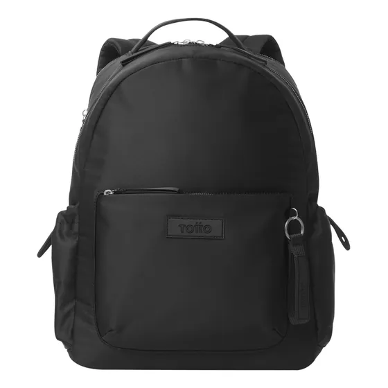 Morral Mochila Para Mujer Porta Pc Negro Estambul Totto Full