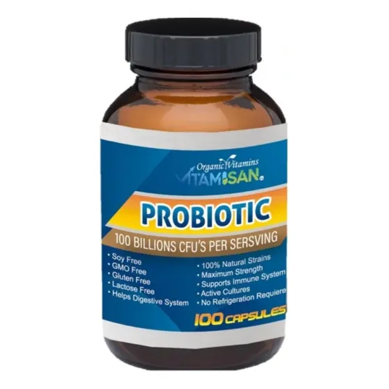 Probiotico 100 Billones + Enzimas + Prebioticos X 100 Caps