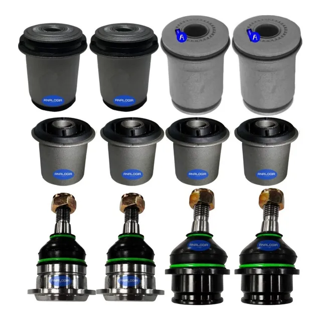 Kit 4 Rotulas + Bujes Parrilla Toyota Hilux 2007 4x4 4x2