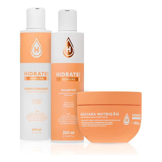 Kit Essencial Nutrição Capilar Hidratei