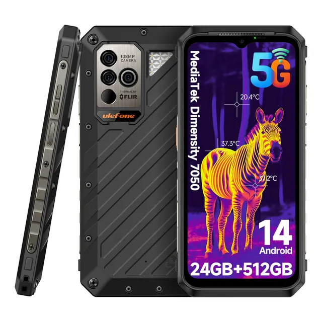 Cellular Ulefone Power Armor 18t Ultra 512gb Rom 5g Dual Sim Color Negro