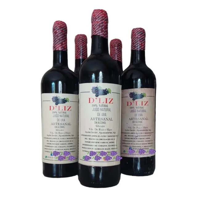 Jugos Natural Artesanal De Uva D Liz