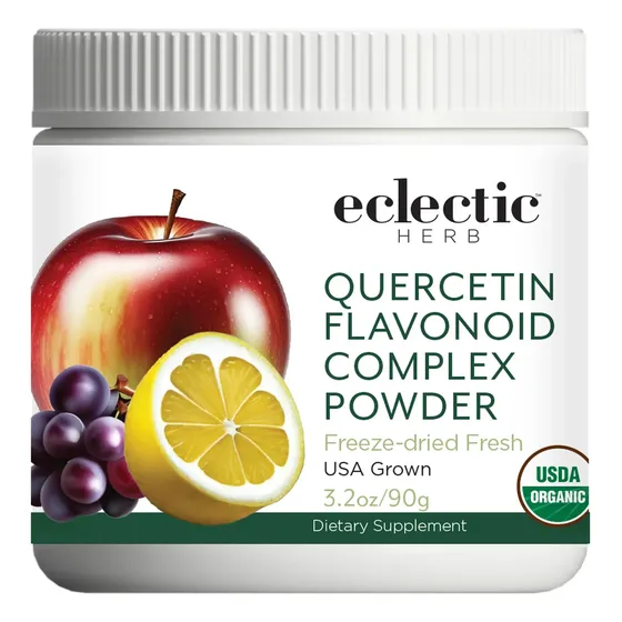 Flavonois De Quercetina Liofilizados Frescos Crudos De Eclec