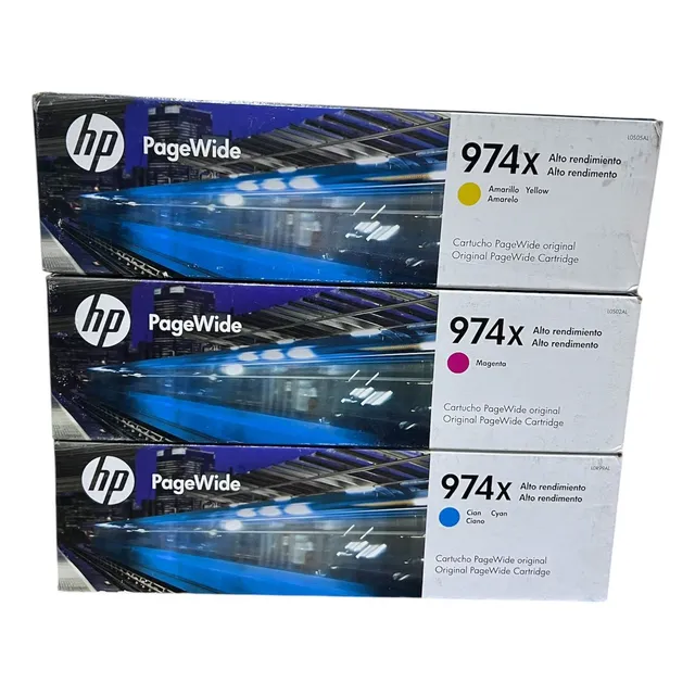 Pack 3 Cartuchos Hp 974x Colores Original L0s05al L0r99al