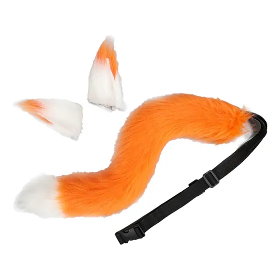 Juego De Orejas Y Cola De Zorro For Niños Unisex De