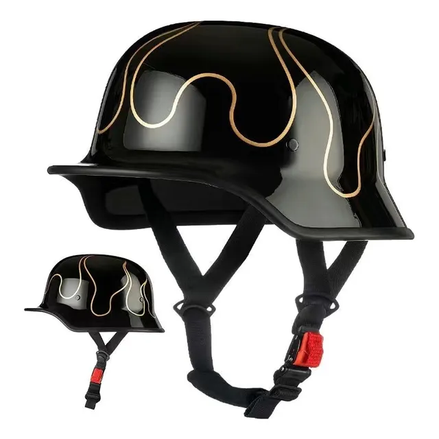 . Medio Casco Moto Casco Moto Vintage Casco Moto Cruising