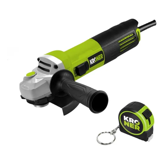 Amoladora Angular Kroner 900w + Cinta Métrica Regalo