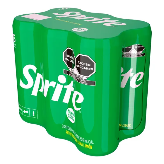 Refresco Sprite Sabor Lima Limón 355ml 6 Pack