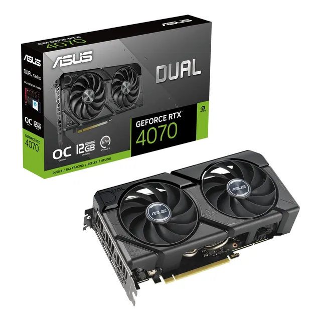 Tarjeta Gráfica Asus Dual Geforce Rtx 4070 Evo Oc 12 Gb Gddr