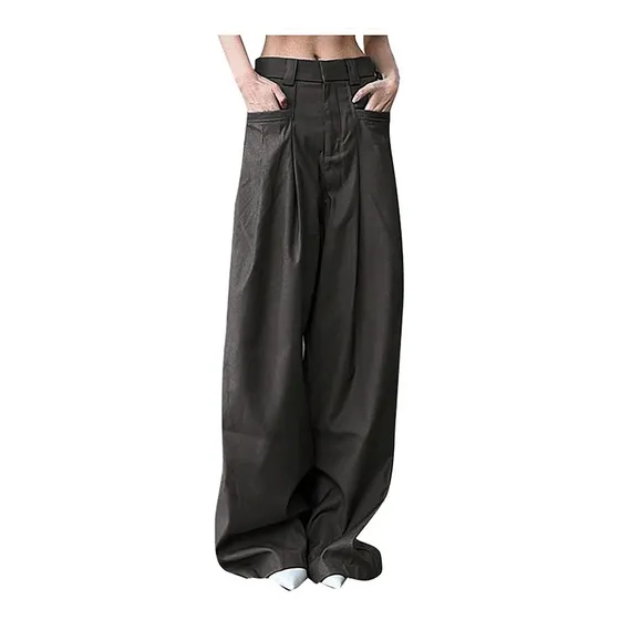 Pantalon Cargo Para Mujer Comodo Pierna Recta Ropa Calle Y2k