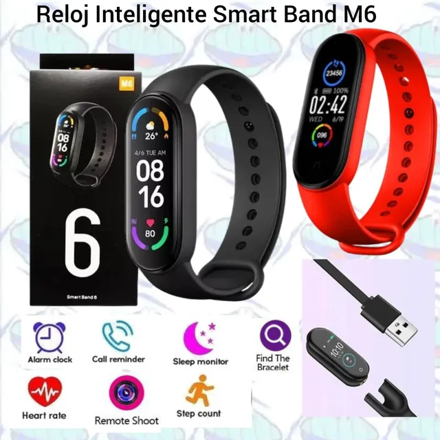 Reloj Inteligente Smart Band M6 / Relojes Brazalete 