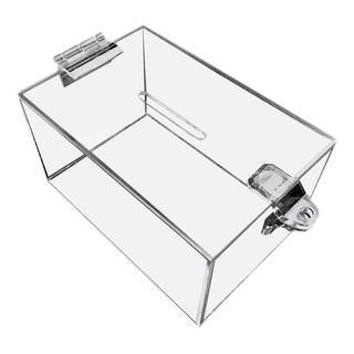 Propinero En Acrilico 3 Mm Con Porta Candado 5 Pza Propinero En Acrilico 3 Mm Con Porta Candado 5 Pza
