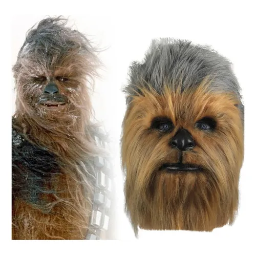 .. Regalo Ay Chewbacca Hood Máscara De Halloween