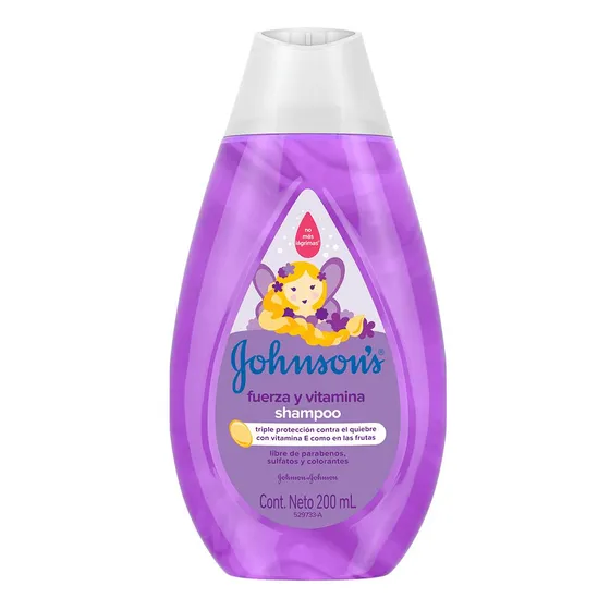 Shampoo J&j Fuerza Y Vitamina 200 Ml