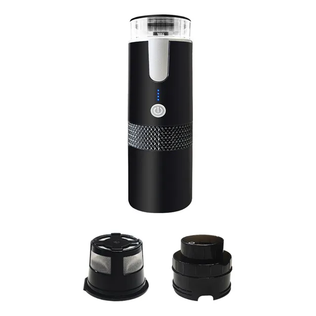 Zc Mini Cafetera Eléctrica Con Molinillo