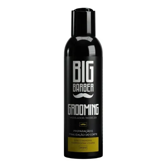 Grooming Modelador Big Barber 240ml Profissional Spray Fixação Volume Textura Finalizador