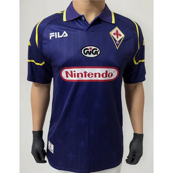 Camisa Retrô Fiorentina I Of.1 97/98 Roxo - Ultimas Unidades