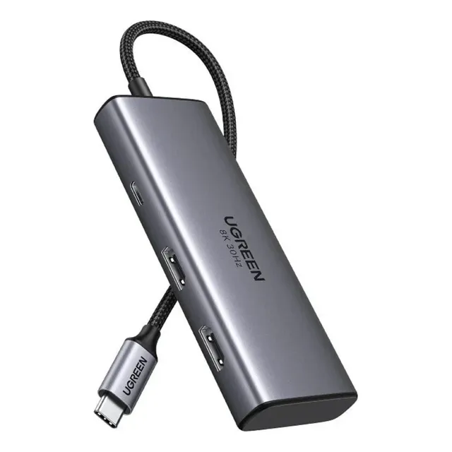 Hub Usb-c 6 En 1 Ugreen 2 Usb-a, 2 Usb-c, 2 Hdmi 4k/60hz