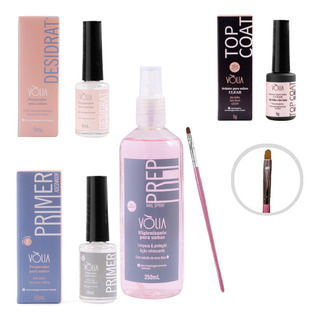 Kit Preparadores Prep 350ml Vólia E Pincel Kit Preparadores Prep 350ml Vólia E Pincel