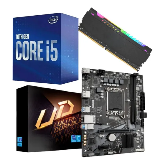 Combo Actualizacion Pc Intel I5 10400 + 8gb + Mother H410