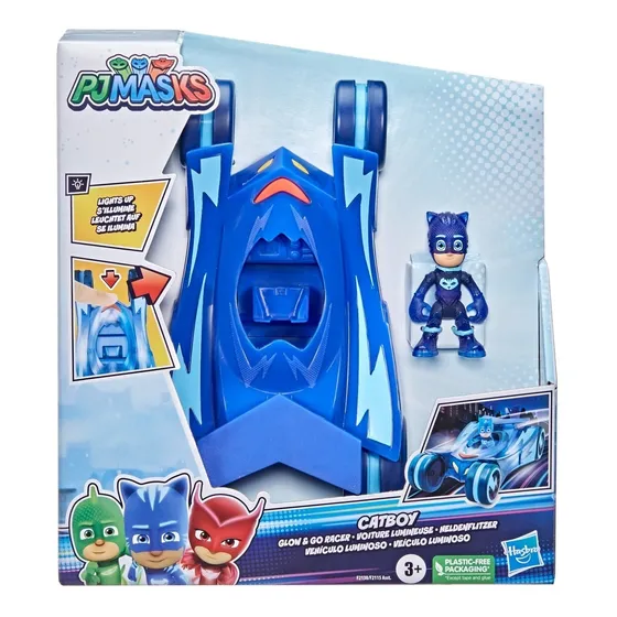 Pj Masks Catboy Vehículo Luminoso + Figura Hasbro