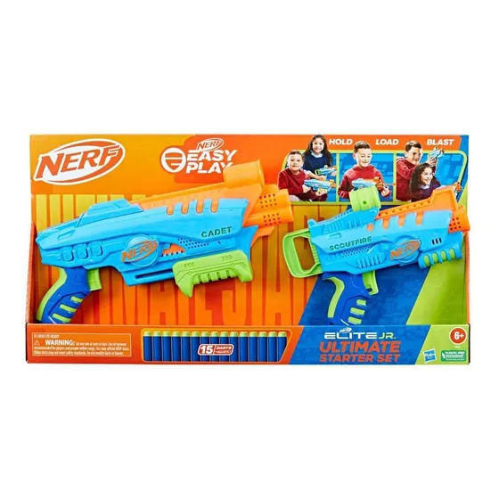 Lanzadores Nerf Elite Junior Ultimate Starter Set Nuevo 