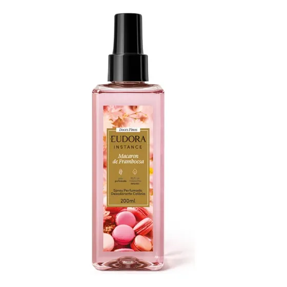 Eudora Instance Macarom De Frambuesa Body Splash Spray Rec.